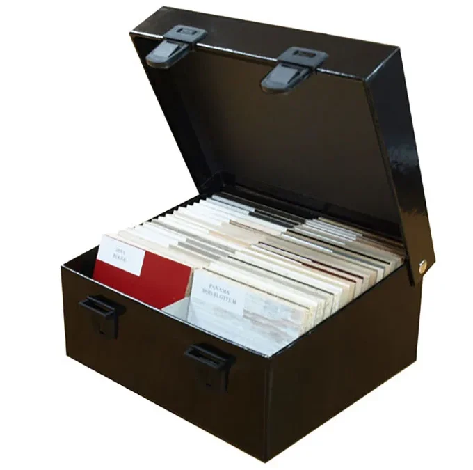 Caja muestrario para acabados de muebles