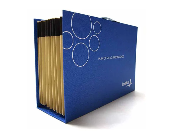 Carpeta portadocumentos, Diseño y Fabricación